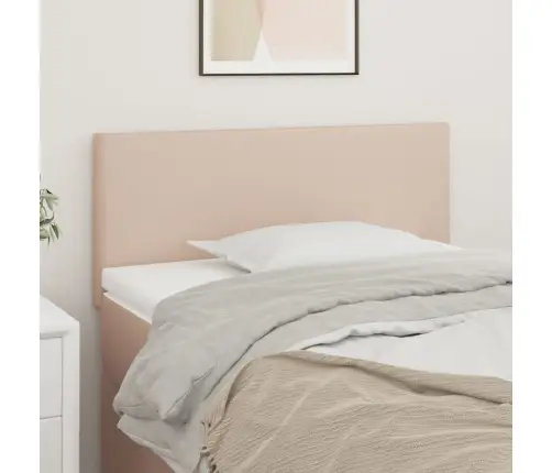 Gultas Galvgalis, 100X5X78/88 Cm, Kapučīno Krāsas, Mākslīgā Āda Vidaxl