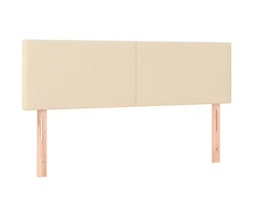 Voodipeatsid 2 Tk, Kreemjas, 72X5X78/88 cm Kangas