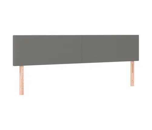 Voodipeatsid 2 Tk, Tumehall, 80X5X78/88 cm Kangas