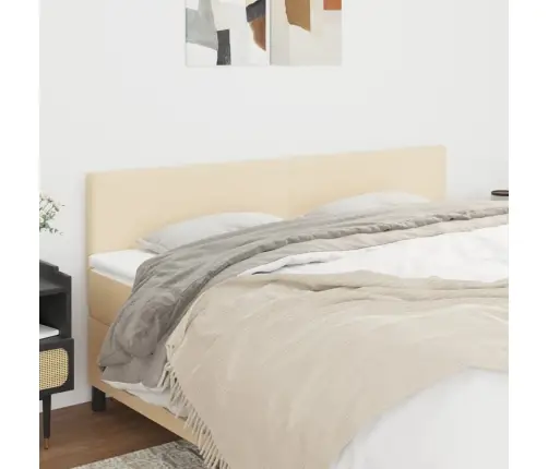 Voodipeatsid 2 Tk, Kreemjas, 80X5X78/88 cm Kangas