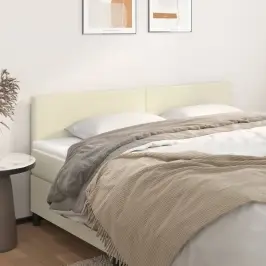 Voodipeatsid 2 Tk, Kreemjas, 80X5X78/88 cm Kangas