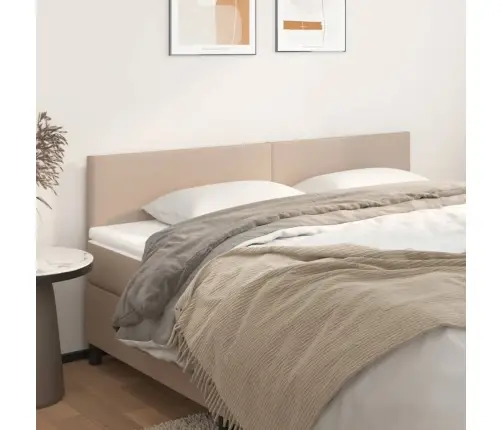 Voodipeatsid 2 Tk, Cappuccino, 100X5X78/88 cm Kunstnahk Voodipeatsid 2 Tk, Cappuccino, 100X5X78/88 cm Kunstnahk