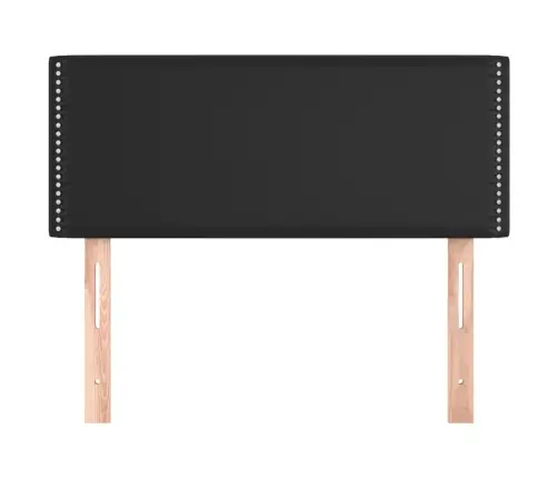 Gultas Galvgalis, 80X5X78/88 Cm, Melna Mākslīgā Āda Vidaxl