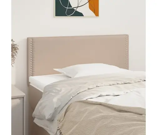 Galvūgalis, Kapučino Spalvos, 80X5X78/88cm Dirbtinė Oda