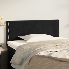 Gultas Galvgalis, 80X5X78/88 Cm, Melns Samts Vidaxl