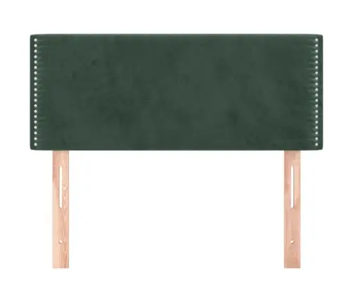 Gultas Galvgalis, 80X5X78/88 Cm, Tumši Zaļš Samts Vidaxl