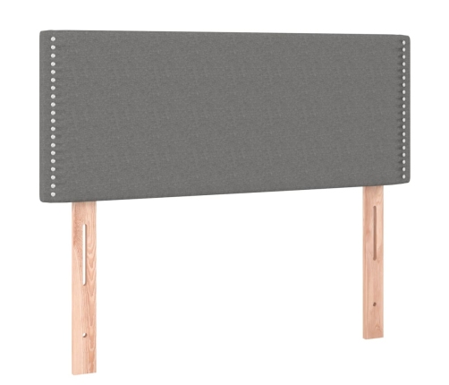 Gultas Galvgalis, 90X5X78/88 Cm, Tumši Pelēks Audums Vidaxl
