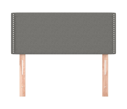 Gultas Galvgalis, 90X5X78/88 Cm, Tumši Pelēks Audums Vidaxl