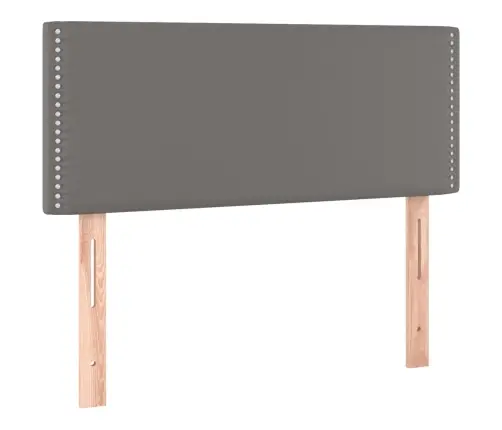 Gultas Galvgalis, 90X5X78/88 Cm, Pelēka Mākslīgā Āda Vidaxl