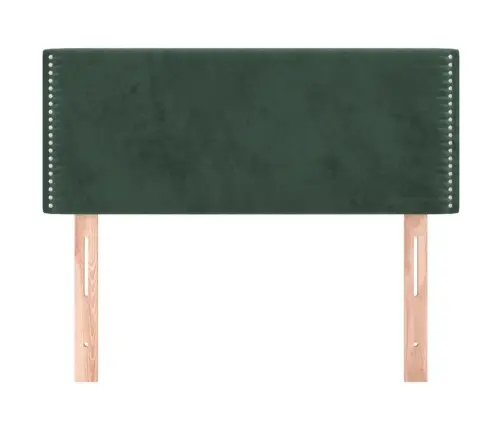 Gultas Galvgalis, 90X5X78/88 Cm, Tumši Zaļš Samts Vidaxl