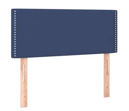 Gultas Galvgalis, 100X5X78/88 Cm, Zils Audums Vidaxl