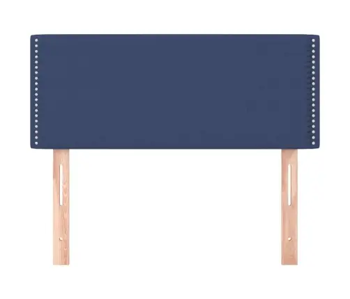 Gultas Galvgalis, 100X5X78/88 Cm, Zils Audums Vidaxl