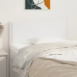 Galvūgalis, Baltos Spalvos, 100X5X78/88 cm Dirbtinė Oda