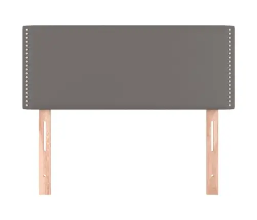 Gultas Galvgalis, 100X5X78/88 Cm, Pelēka Mākslīgā Āda Vidaxl