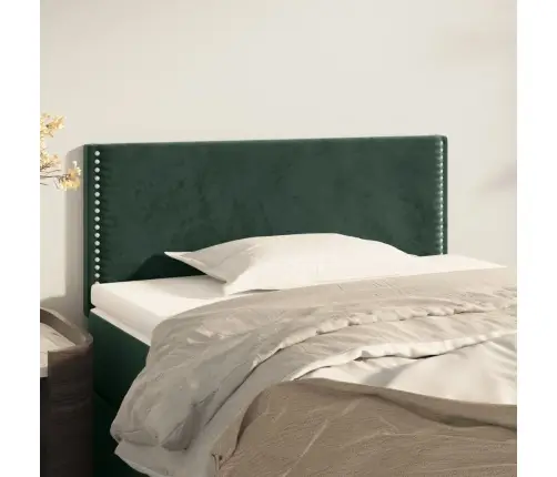 Gultas Galvgalis, 100X5X78/88 Cm, Tumši Zaļš Samts Vidaxl Gultas Galvgalis, 100X5X78/88 Cm, Tumši Zaļš Samts Vidaxl