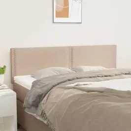 Voodipeatsid 2 Tk, Cappuccino, 72X5X78/88 cm Kangas