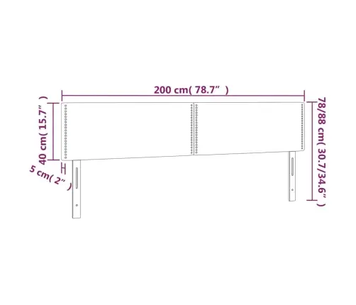 Gultas Galvgaļi, 2 Gab., 100X5X78/88 Cm, Rozā Samts Vidaxl Gultas Galvgaļi, 2 Gab., 100X5X78/88 Cm, Rozā Samts Vidaxl