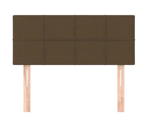 Gultas Galvgalis, 80X5X78/88 Cm, Tumši Brūns Audums Vidaxl