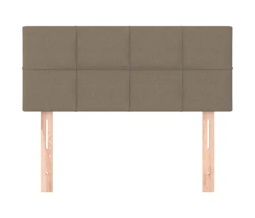 Gultas Galvgalis, 80X5X78/88 Cm, Pelēkbrūns Audums Vidaxl