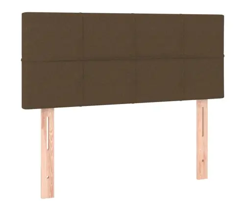 Gultas Galvgalis, 90X5X78/88 Cm, Tumši Brūns Audums Vidaxl