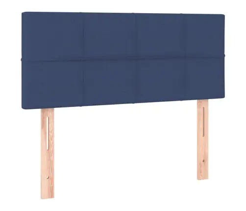 Gultas Galvgalis, 90X5X78/88 Cm, Zils Audums Vidaxl
