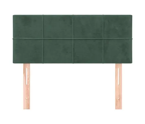 Galvūgalis, Tamsiai Žalios Spalvos, 100X5X78/88cm Aksomas