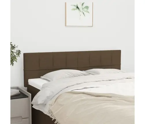 Voodipeats, Tumepruun, 80X5X78/88 cm Kangas