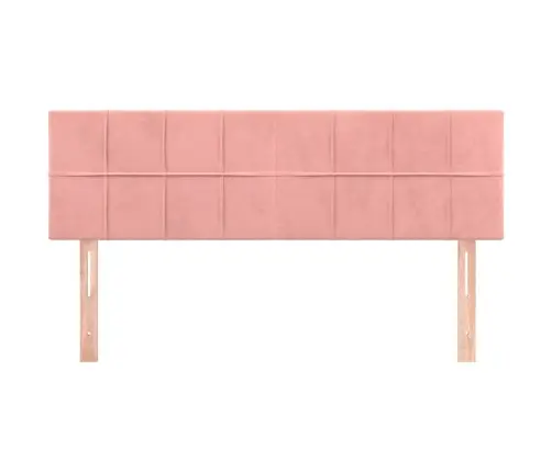 Galvūgalis, 2Vnt. Rožinės Spalvos, 72X5X78/88cm Aksomas