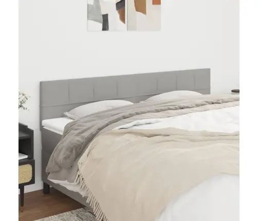 Voodipeatsid 2 Tk, Helehall, 90X5X78/88 cm Kangas