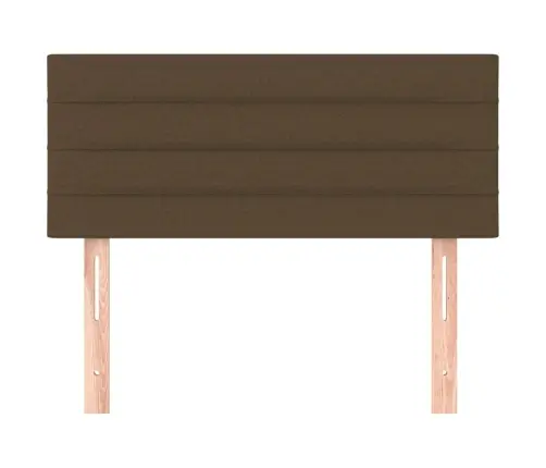 Gultas Galvgalis, 80X5X78/88 Cm, Tumši Brūns Audums Vidaxl