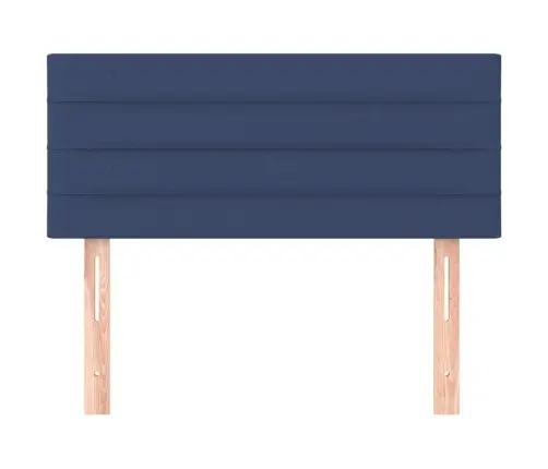 Gultas Galvgalis, 80X5X78/88 Cm, Zils Audums Vidaxl