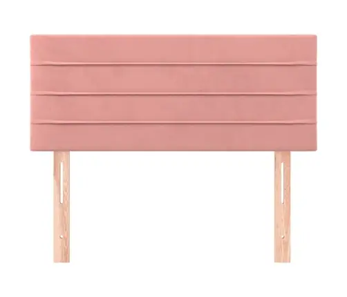 Voodipeats, Roosa, 100X5X78/88 cm Samet