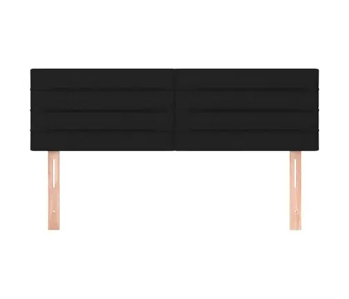 Galvūgaliai, 2Vnt., Juodos Spalvos, 72X5X78/88cm Audinys