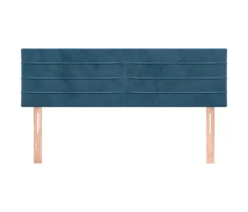 Gultas Galvgaļi, 2 Gab., 72X5X78/88 Cm, Tumši Zils Samts Vidaxl Gultas Galvgaļi, 2 Gab., 72X5X78/88 Cm, Tumši Zils Samts Vidaxl