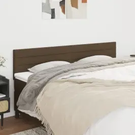 Voodipeatsid 2 Tk, Tumepruun, 90X5X78/88 cm Kangas