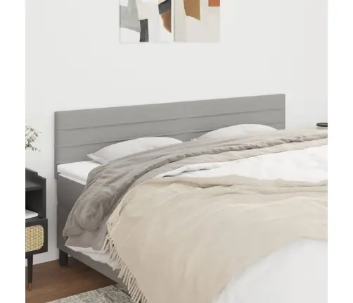 Voodipeatsid 2 Tk, Helehall, 100X5X78/88 cm Kangas