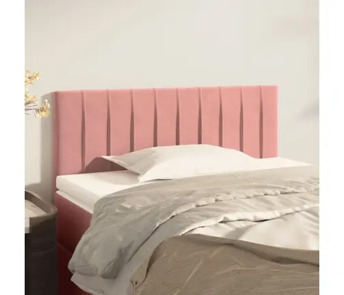 Galvūgalis, Rožinės Spalvos, 80X5X78/88cm Aksomas