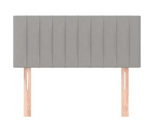 Gultas Galvgalis, 90X5X78/88 Cm, Gaiši Pelēks Audums Vidaxl Gultas Galvgalis, 90X5X78/88 Cm, Gaiši Pelēks Audums Vidaxl