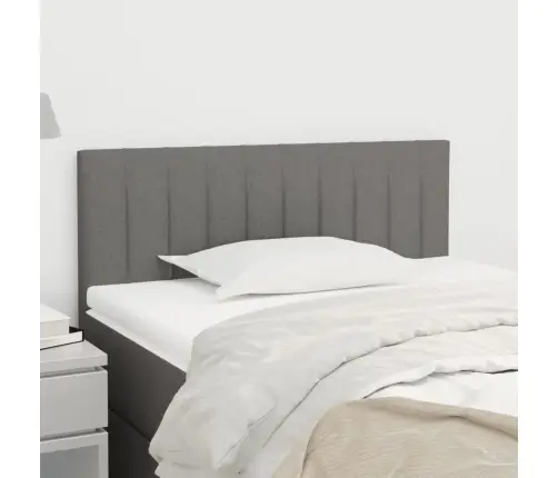 Gultas Galvgalis, 90X5X78/88 Cm, Tumši Pelēks Audums Vidaxl