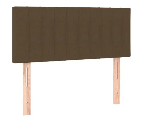 Gultas Galvgalis, 90X5X78/88 Cm, Tumši Brūns Audums Vidaxl