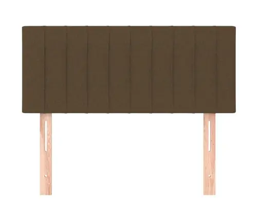 Gultas Galvgalis, 90X5X78/88 Cm, Tumši Brūns Audums Vidaxl