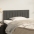 Voodiraam Peats, Tumehall, 90X5X78/88 cm Samet