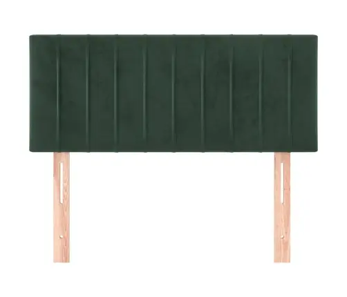 Gultas Galvgalis, 90X5X78/88 Cm, Tumši Zaļš Samts Vidaxl