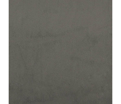 Gultas Galvgalis, 100X5X78/88 Cm, Tumši Pelēks Samts Vidaxl