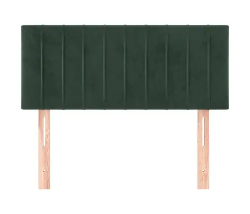 Gultas Galvgalis, 100X5X78/88 Cm, Tumši Zaļš Samts Vidaxl Gultas Galvgalis, 100X5X78/88 Cm, Tumši Zaļš Samts Vidaxl