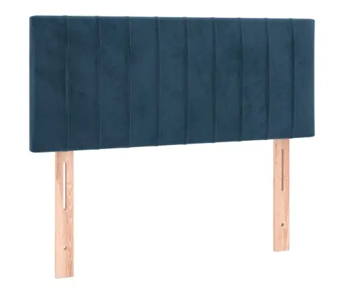 Gultas Galvgalis, 100X5X78/88 Cm, Zils Samts Vidaxl
