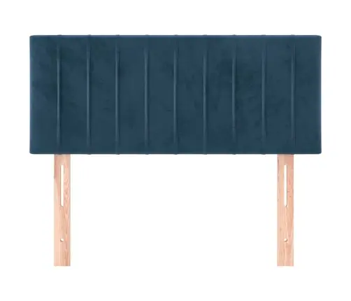Gultas Galvgalis, 100X5X78/88 Cm, Zils Samts Vidaxl