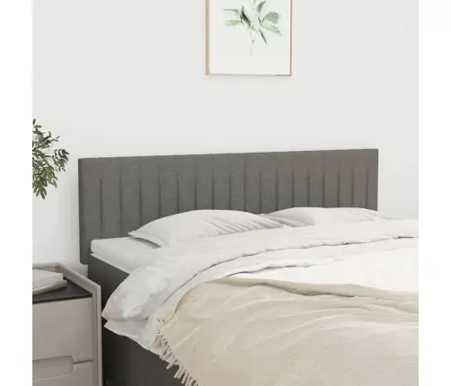 Voodipeatsid 2 Tk, Tumehall, 72X5X78/88 cm Kangas