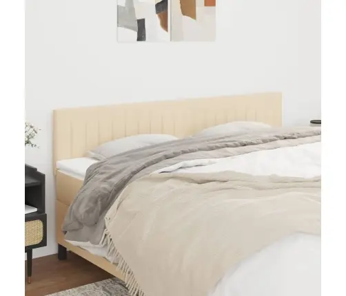 Galvūgalis, 2Vnt., Kreminės Spalvos, 80X5X78/88cm Audinys