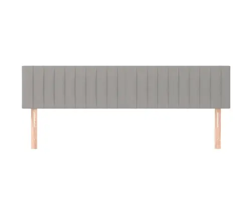 Voodipeatsid 2 Tk, Helehall, 100X5X78/88 cm Kangas Voodipeatsid 2 Tk, Helehall, 100X5X78/88 cm Kangas